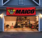 Maico banner 2x8ft flag Moto cross off-road Racing Man cave garage decor
