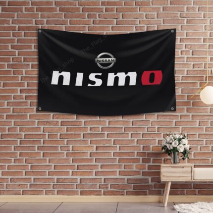 Nissan Nismo Flag 3x5 FT – NISMO Racing Sport Speed Car Banner for Man Cave & Show Display