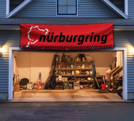 nuburgring racing german flag banner