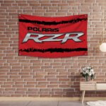 Polaris RZR Flag 3x5 FT – Racing, Car Show, Garage, and Man Cave Banner Wall Decor Sign
