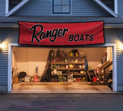 Ranger Boats 2x8 ft Flag Banner – Marine Boats, Fishing, Man Cave Wall Decor Sign