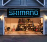 Shimano Banner 2x8ft – Fishing Flag, Cycling Equipment, Man Cave Wall Decor Sign