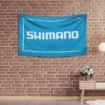 Shimano 3x5ft Flag – Fishing Banner, Bike Equipment, Man Cave Wall Decor, Garage Sign