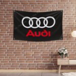 "Enhance your space with this 3x5 ft Audi Racing flag, designed for car racing enthusiasts and fans. Ideal for garages, man caves, or as a wall sign, this durable banner features bold Audi Racing graphics. Perfect for both indoor and outdoor use, it’s a must-have décor item to showcase your passion for motorsport and Audi’s performance legacy."