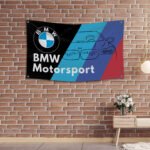 "Display your passion for BMW M Power with this 3x5 ft flag banner. Perfect for garages, shops, man caves, and wall décor, this durable banner features bold BMW M Power graphics. Ideal for both indoor and outdoor use, it’s the perfect sign for motorsport enthusiasts looking to showcase their love for high-performance driving and BMW’s racing legacy."