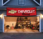 "Show your love for Chevy racing with this 2x8 ft Chevrolet Racing banner flag, perfect for car and truck enthusiasts. Featuring bold Chevrolet Racing graphics and iconic branding, this banner adds a high-energy vibe to any space. Ideal for man caves, garages, workshops, or car shows, it’s designed to highlight your passion for Chevy’s legacy in motorsport and performance vehicles. Crafted from durable, high-quality materials, this banner is suitable for both indoor and outdoor use, ensuring vibrant colors and lasting appeal. Whether you’re a racing fan or a Chevy collector, this Chevrolet Racing flag is the ultimate wall décor for showcasing your enthusiasm for speed and automotive excellence."