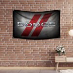 "Show off your passion for Dodge with this 3x5 ft flag banner featuring the iconic SRT Hellcat design. Perfect for car enthusiasts, racing fans, and Dodge collectors, this banner adds a bold and dynamic touch to any space. Ideal for garages, car shows, man caves, or workshops, it proudly showcases your love for high-performance vehicles and Dodge's legendary muscle car legacy. Made from durable, high-quality materials, this flag is designed for both indoor and outdoor use, ensuring vibrant colors and long-lasting appeal. Whether you’re decorating your personal space or enhancing your event setup, this Dodge SRT Hellcat flag banner is a must-have wall décor for any true fan of speed and power."