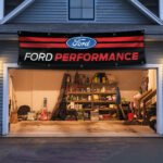 Ford Performance 2x8ft Banner Car Truck Racing Garage Workshop Man Cave Flag