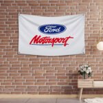 Ford Motorsport Flag 3x5Ft Car Truck Racing Show Garage Wall Workshop Banner