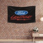 Ford Lightning Flag 3x5ft Car Truck Racing Show Garage Man Cave Wall Banner Sign