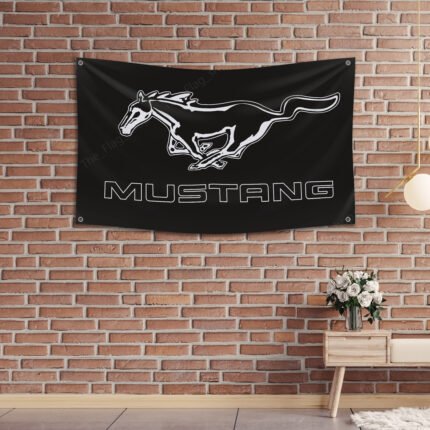 Ford Mustang Flag 3x5ft Shelby Car Track Banner Garage Man Cave Wall Decor Sign