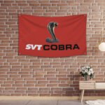 Ford SVT Cobra Flag 3x5 ft Shelby Racing Banner Car Truck Garage Man Cave Wall Banner