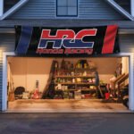Honda HRC 2x8 ft Banner Car Racing Flag Show Garage Man Cave Wall Decor Sign