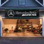 Mercedes Benz AMG Banner 2x8 ft Racing Flag Garden Man cave garage workshop Wall Decor Display sign