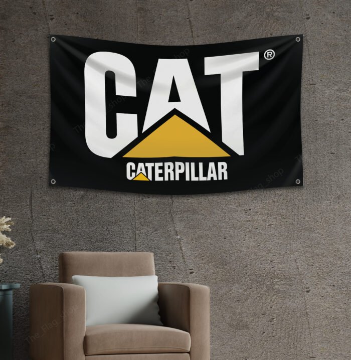 caterpillar flag banner 3x5ft