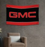 GMC Flag Banner 3x5Ft Car Shop Garage Workshop Flag Man Cave Wall Decor Sign