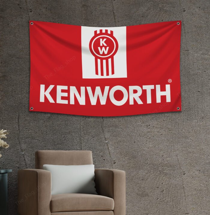 Kenworth Trucks Banner 3x5ft Big Rig RUMPUS Flag Garage Man Cave Wall Decor Sign