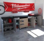 Milwaukee Tools Banner 2x8FT - Car Show Flag Garage Man Cave Wall Decor Sign