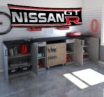 Nissan GTR Banner 2x8 FT – NISMO Racing Sport Speed Car Flag for Man Cave & Show Display