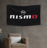 Nissan Nismo Flag 3x5 FT – NISMO Racing Sport Speed Car Banner for Man Cave & Show Display