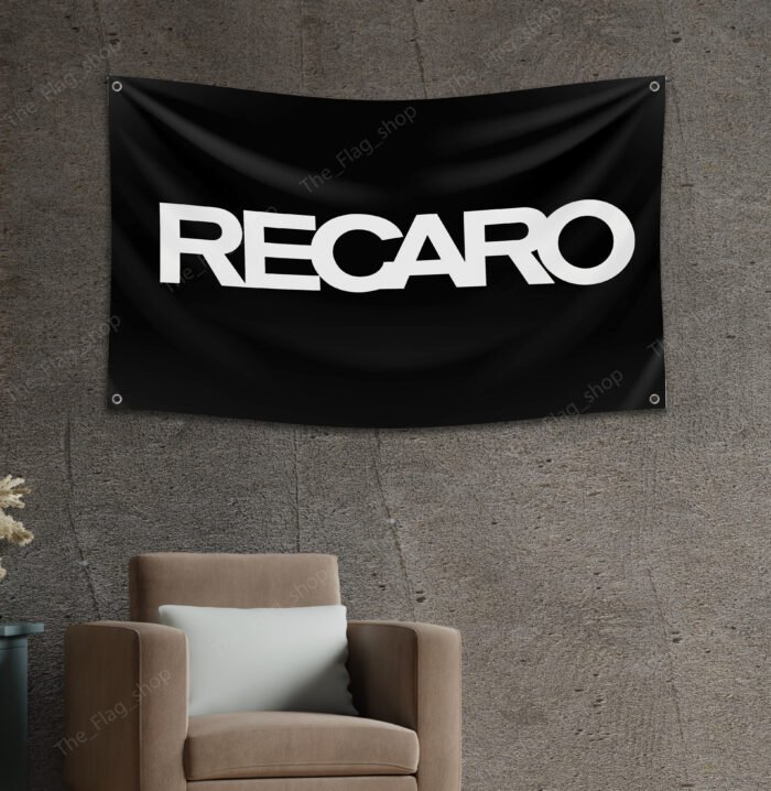 RECARO Gaming Seats Banner Flag 3x5 ft – Store, Shop, Car, Man Cave Wall Decor Sign