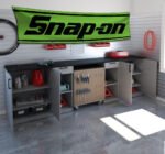 green Snap-on Banner 2x8ft – Racing Car Flag, Tools, Garage Man Cave Wall Decor Sign