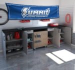 Summit Racing Blue Banner 2x8ft – Garage Flag, Car, Man Cave Wall Decor Sign