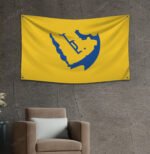 AL Nassr FC Saudi 3x5 ft Fan Flag - Cristiano Ronaldo Football Club Banner Soccer Room Wall Decor