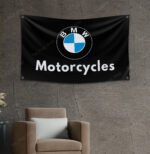"Enhance your space with this 3x5 ft BMW Motorcycles flag. Ideal for garages, shops, man caves, and wall décor, this durable banner features bold BMW Motorcycles branding. Perfect for showcasing your passion for motorcycle racing and the brand’s heritage, this flag is great for both indoor and outdoor use."