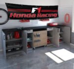 Honda F1 Racing Banner 2x8 ft HRC Car Flag Show Garage Man Cave Wall Decor Sign