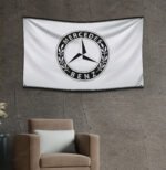 Mercedes Benz AMG Classic 3x5ft Flag Banner Car Show Garage Man Cave Wall Decor