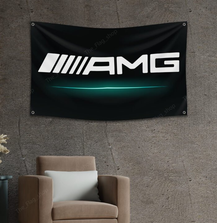 Mercedes Benz AMG 3x5ft Flag Racing Banner Car Show Garage Man Cave Wall Decor