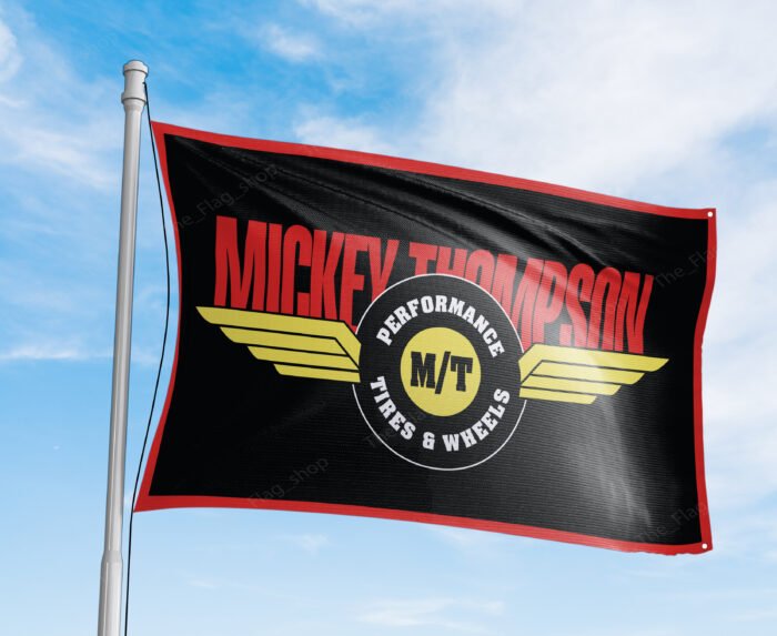 Mickey Thompson Tires 3x5ft Banner Flag Big Drag Racing Man Cave Wall Decor Sign