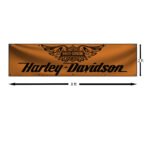 Harley Davidson Motorcycle 2x8 ft Garden Flag Mount Man Cave Banner Garage Sign