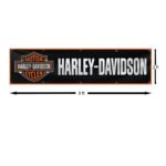 Harley Davidson Motorcycle 2x8 ft Garden Flag Mount Man Cave Banner Garage Sign