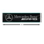 Mercedes Benz AMG Banner 2x8 ft Racing Flag Garden Man cave garage workshop Wall Decor Display sign