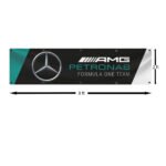 Mercedes Benz AMG Banner 2x8 ft Petronas Formula One TeamFlag Garden Man cave garage workshop Wall Decor Display sign