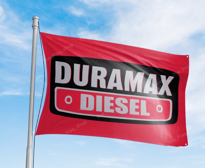 "Show your pride in Duramax Diesel power with this 3x5 ft banner, perfect for truck enthusiasts and fans of heavy-duty engines. Featuring bold Duramax Diesel branding and graphics, this durable banner is ideal for garages, man caves, workshops, or truck shows. Made from high-quality materials, it’s designed for both indoor and outdoor use, ensuring vibrant colors and long-lasting appeal. Celebrate the strength, performance, and legacy of Duramax Diesel engines with this must-have décor piece, perfect for showcasing your love for powerful, reliable diesel technology."