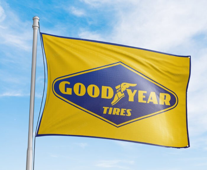 Goodyear Tires Banner 3x5 ft Car Show Garage Sign Man Cave Wall Decor Flag