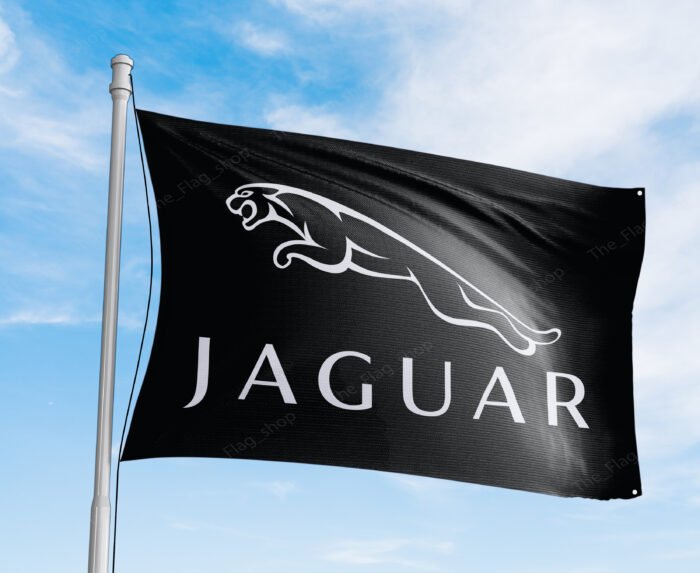 Jaguar 3x5ft Flag Banner Racing Car Show Garage Workshop ManCave Wall Decor Sign