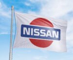 Nissan Car Logo Banner 3x5 FT – NISMO Racing Car Show Wall Flag for Man Cave & Garage Decor