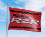 Polaris RZR Flag 3x5 FT – Racing, Car Show, Garage, and Man Cave Banner Wall Decor Sign