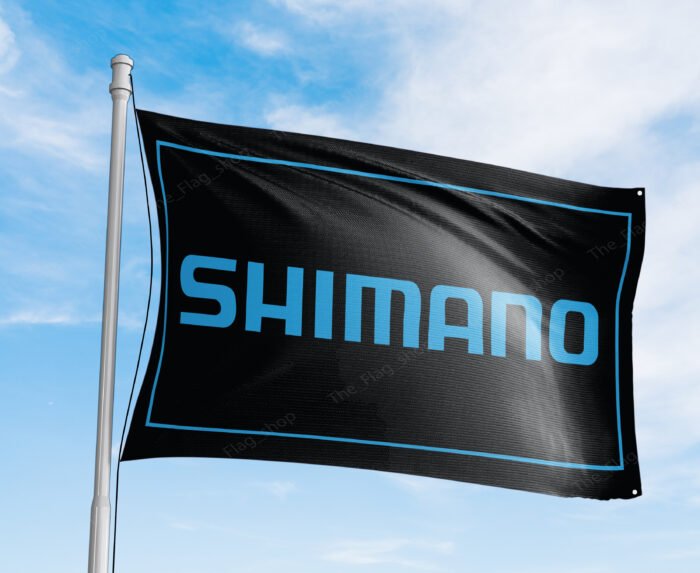 Shimano 3x5ft Flag – Fishing Banner, Bike Equipment, Man Cave Wall Decor, Garage Sign