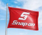 Snap-on Flag 3x5Ft – Racing Car Banner, Tools, Garage Man Cave Wall Decor Sign