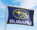 Subaru Flag 3x5ft – Car Show Banner, Street Racing, Man Cave Garage Wall Decor Sign