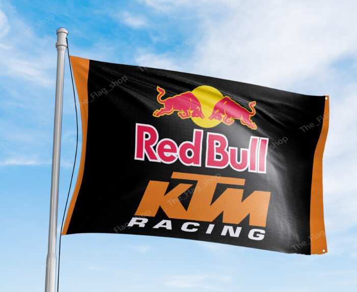 Redbull KTM 3x5 FT Banner Motorcycle Racing Flag Show Garage Man Cave Wall Decor