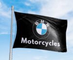 "Enhance your space with this 3x5 ft BMW Motorcycles flag. Ideal for garages, shops, man caves, and wall décor, this durable banner features bold BMW Motorcycles branding. Perfect for showcasing your passion for motorcycle racing and the brand’s heritage, this flag is great for both indoor and outdoor use."