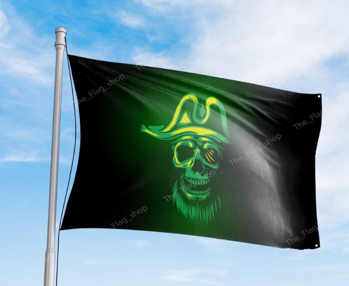 Jolly Roger 3x5ft Flag – Skull & Crossbones Pirate Ship Banner for Garden, Boat, Man Cave Decor