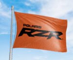 Polaris RZR Flag 3x5 FT – Racing Off-Road Car Show, Dirt Track, Garage, Man Cave Banner Wall Decor Sign