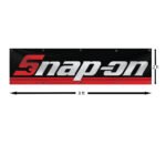 Snap-on Banner 2x8ft – Racing Car Flag, Tools, Garage Man Cave Wall Decor Sign